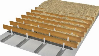 isolation des combles par soufflage de laine de roche rockwool jetrock2